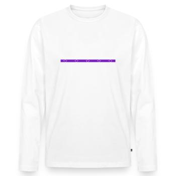Gift Idea Tree Feller Sabrina Carpenter Tshirts - Men's Premium Organic Long Sleeve Shirt - white - Front - Nico (187cm)