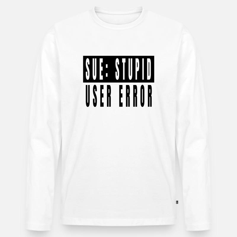 code de piratage codage codage devis informatique T-shirt manches longues Premium bio Homme