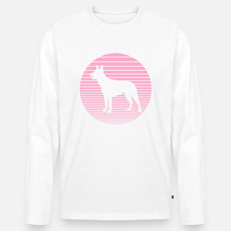 Australian Kelpie - Männer Premium Bio Langarmshirt - undefined