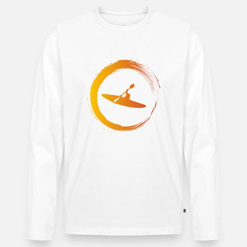 Kayaking - Männer Premium Bio Langarmshirt - undefined