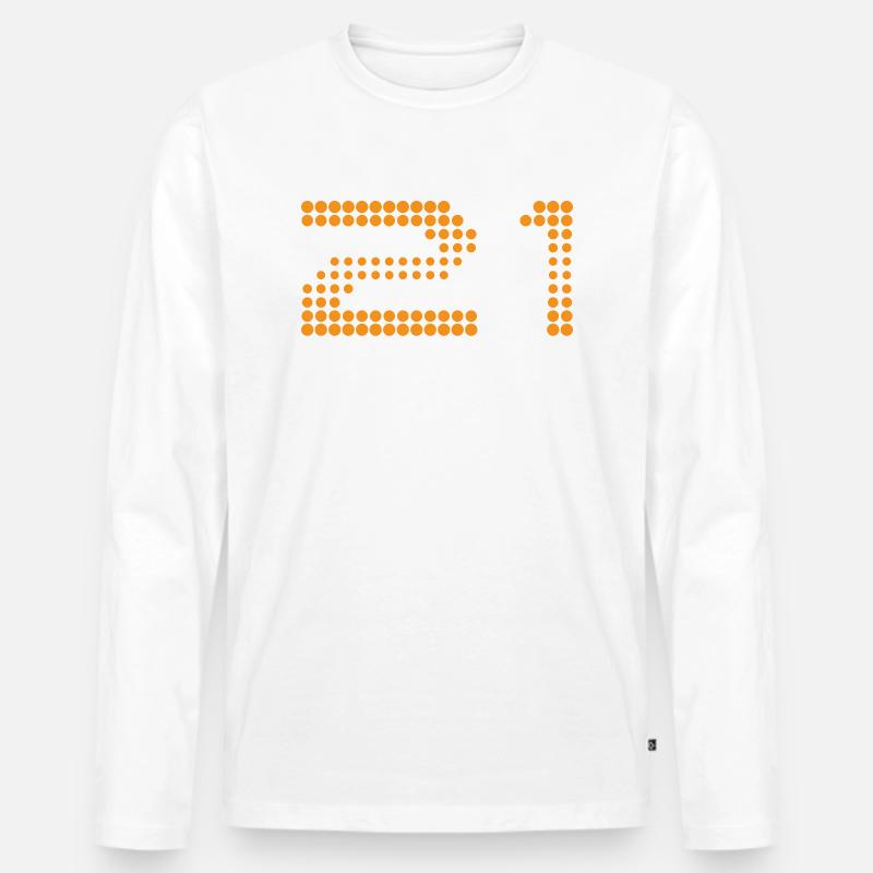 21 MILLION - Variante A - Männer Premium Bio Langarmshirt - undefined