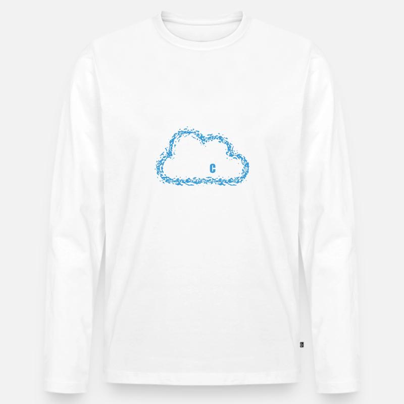 Let’s get cloud - Männer Premium Bio Langarmshirt - undefined
