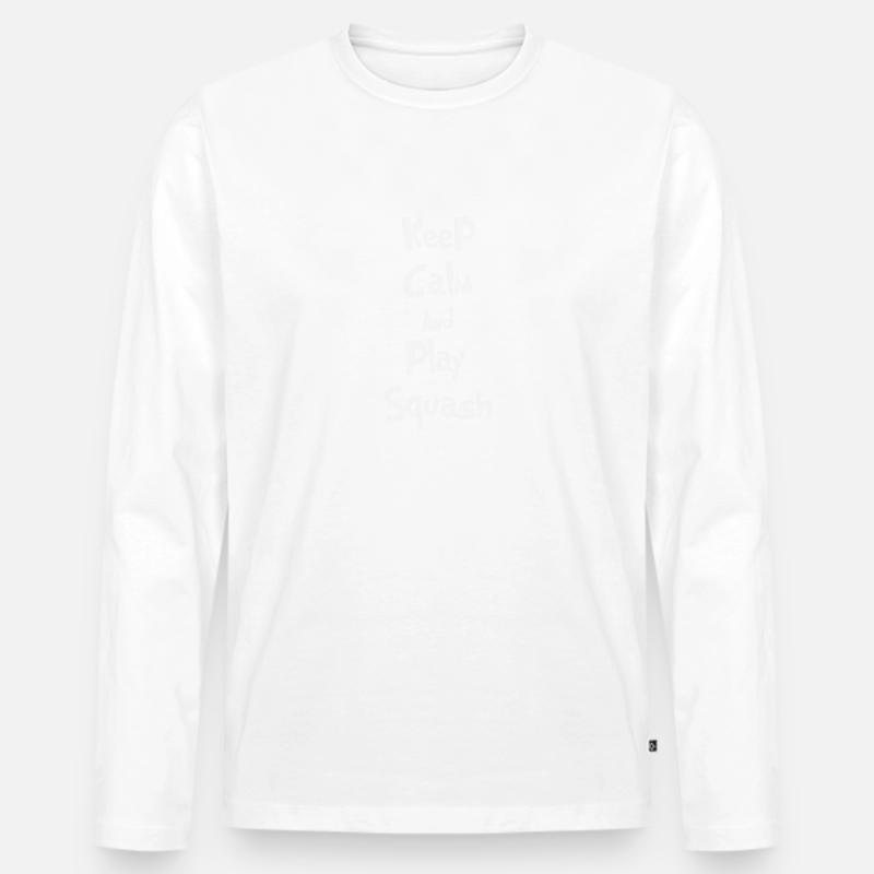 Squash - Männer Premium Bio Langarmshirt - undefined
