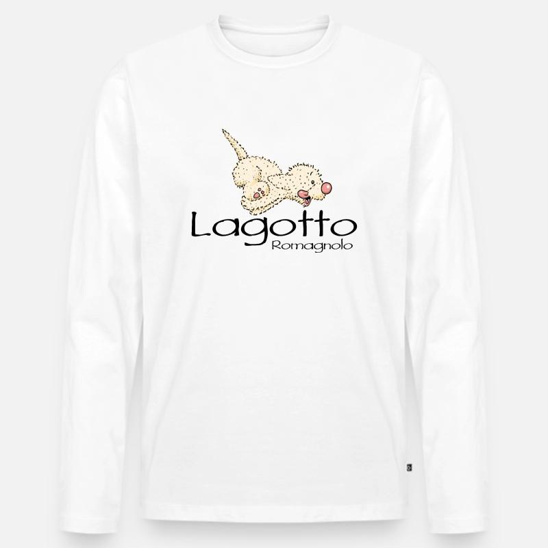 Pinocomic4 1 3 - Männer Premium Bio Langarmshirt - Weiß