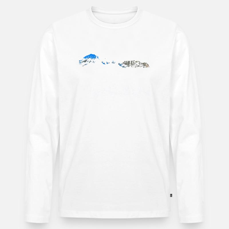 Wilder Kaiser - Männer Premium Bio Langarmshirt - undefined