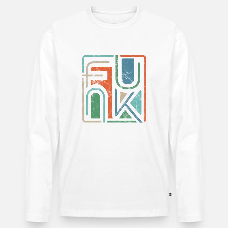 Funk Funky Retro - Männer Premium Bio Langarmshirt - undefined