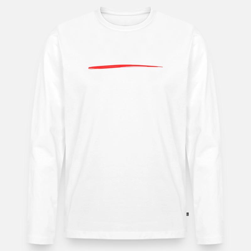 one day - Männer Premium Bio Langarmshirt - Weiß