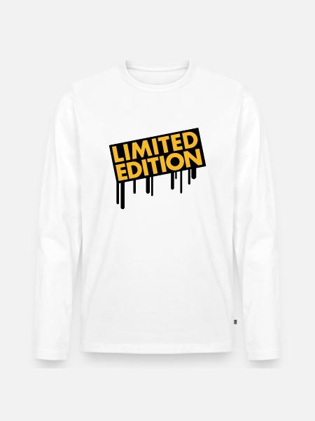 limited_edition_graffiti - Men's Premium Organic Long Sleeve Shirt - white