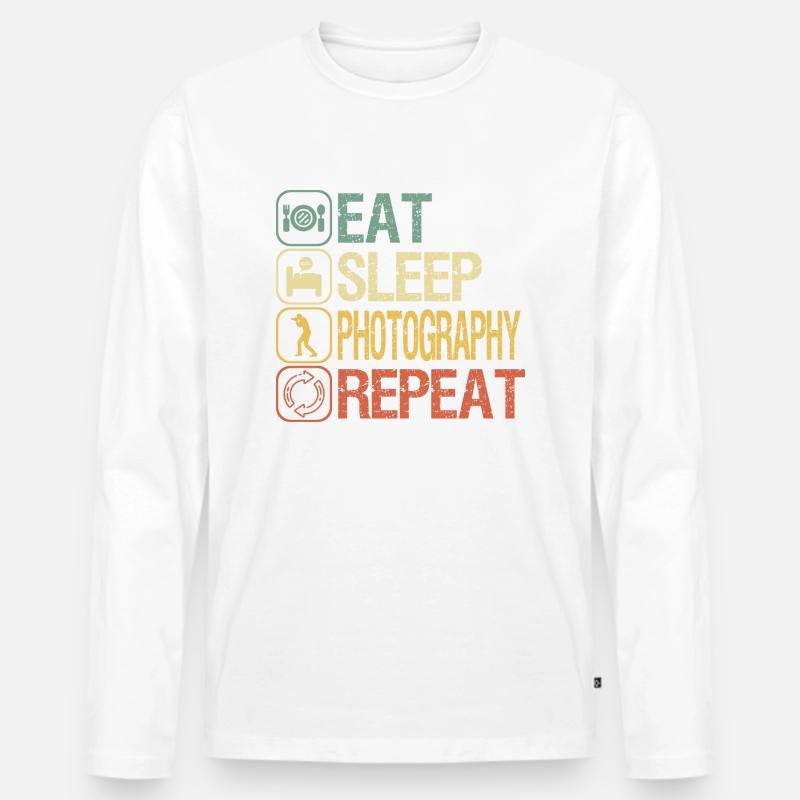 Fotograf - Männer Premium Bio Langarmshirt - undefined