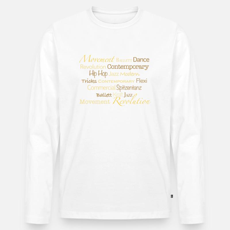 Dance Styles by Movement Revolution - Männer Premium Bio Langarmshirt - undefined