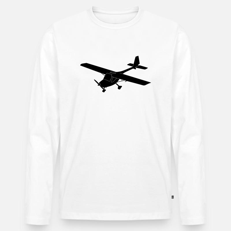 Remos G3 - Männer Premium Bio Langarmshirt - Weiß