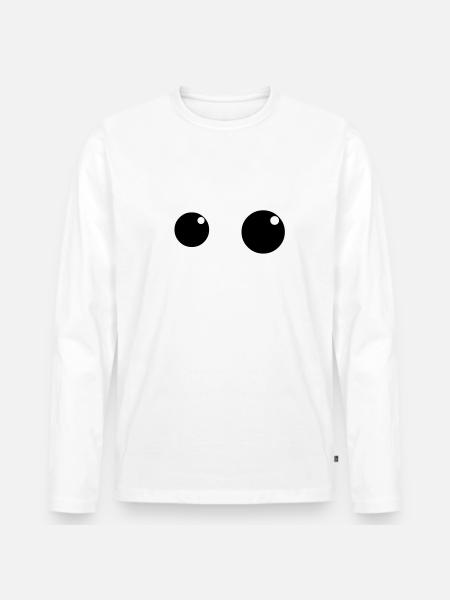 eyes2 - Men's Premium Organic Long Sleeve Shirt -
