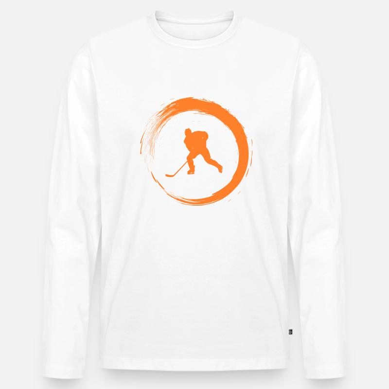 Eishockey - Männer Premium Bio Langarmshirt - undefined