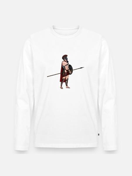 Odysseus, Ulysses, Greek mythology - Men's Premium Organic Long Sleeve Shirt - white
