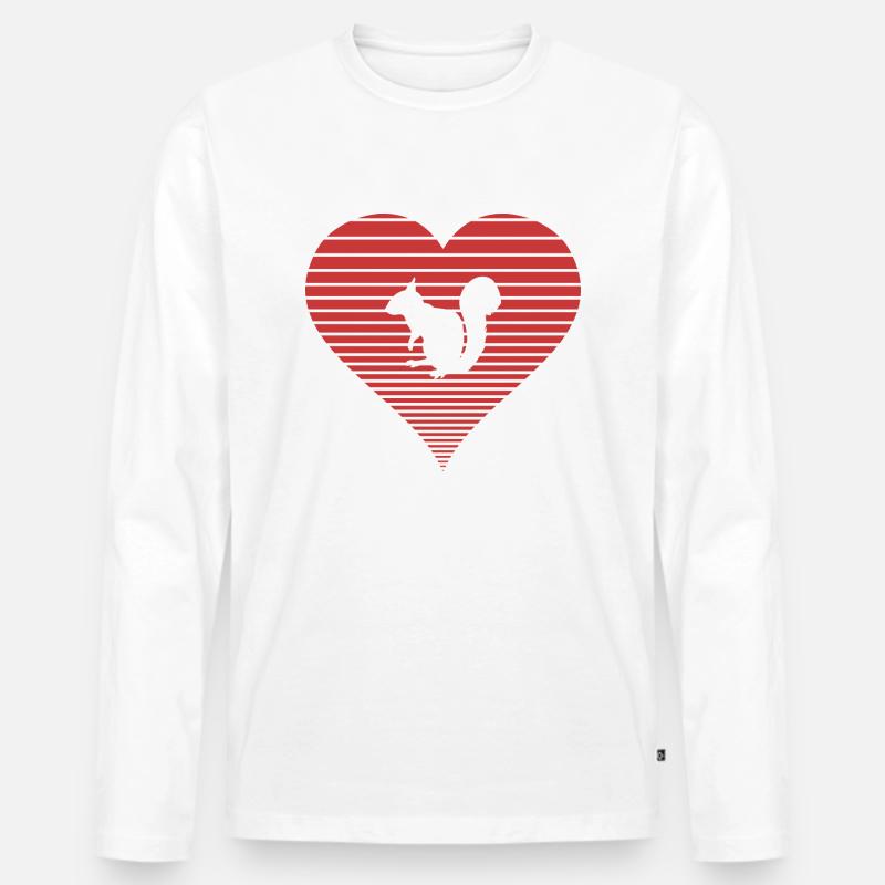 Eichhörnchen - Männer Premium Bio Langarmshirt - undefined