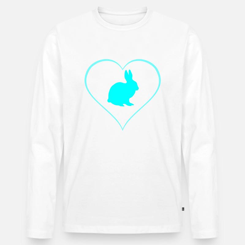 Hase - Männer Premium Bio Langarmshirt - undefined