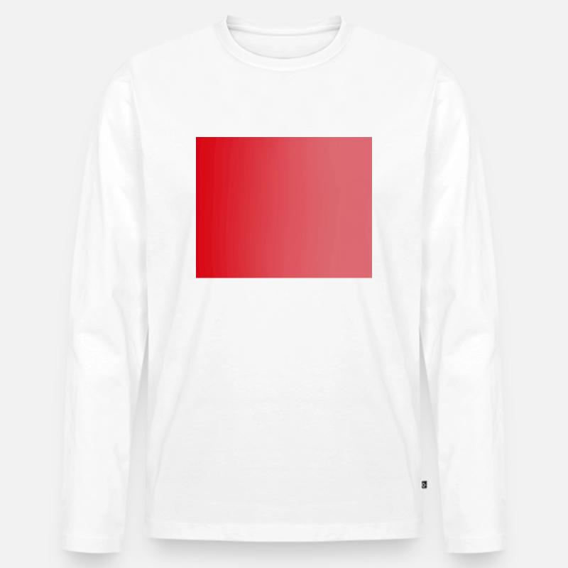 Farbe - Männer Premium Bio Langarmshirt - Weiß