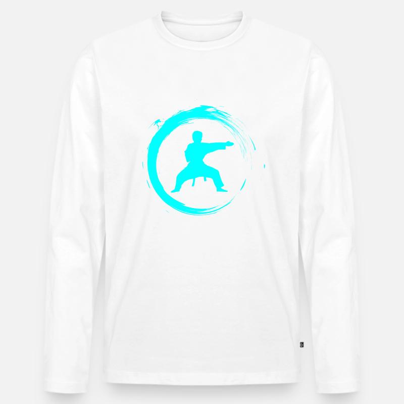 Karate - Männer Premium Bio Langarmshirt - undefined