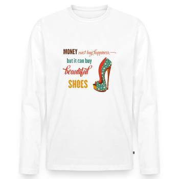 chaussures - T-shirt manches longues Premium bio Homme - blanc - Devant - Nico (187cm)