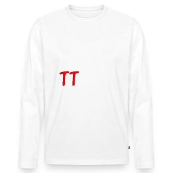 Alles wird gut der TT ist da! - Männer Premium Bio Langarmshirt - Weiß - Vorne - Nico (187cm)