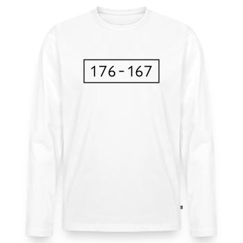 Panzerknacker 6 Nummern Gruppenkostüme Fasching - Männer Premium Bio Langarmshirt - Weiß - Vorne - Nico (187cm)