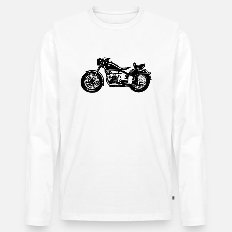 Condor A580 - Männer Premium Bio Langarmshirt - Weiß