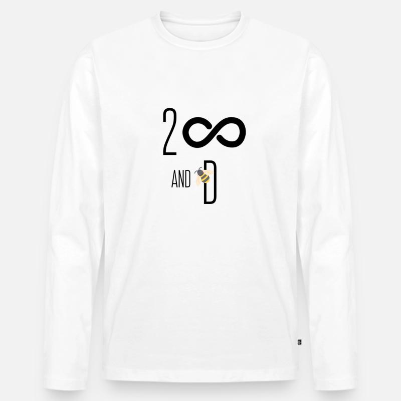 To infinity and Beyond - Männer Premium Bio Langarmshirt - Weiß