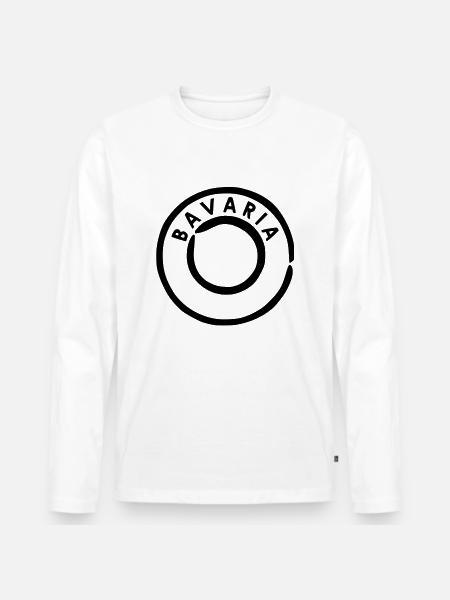 Bavaria - Men's Premium Organic Long Sleeve Shirt - white