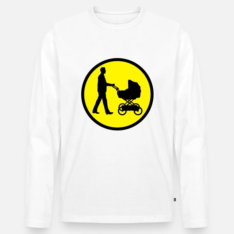 buggy_man_022013_a_2c - Männer Premium Bio Langarmshirt - Weiß