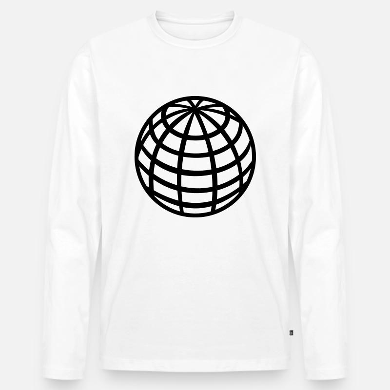 Globus - Männer Premium Bio Langarmshirt - Weiß