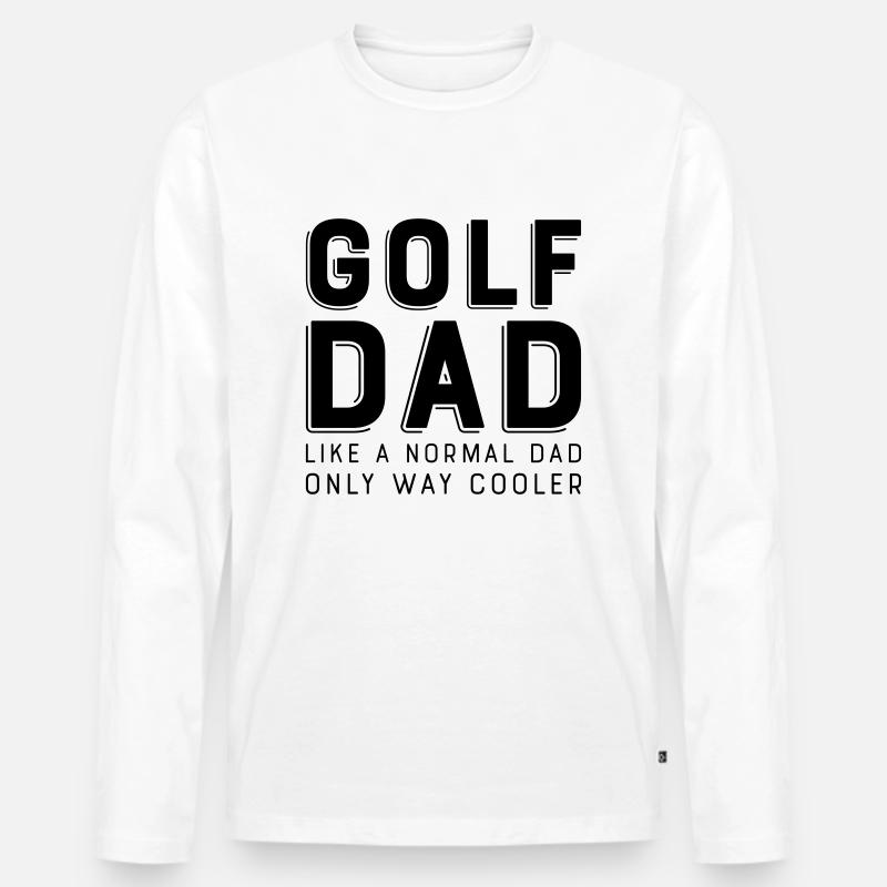 Golf - Männer Premium Bio Langarmshirt - Weiß