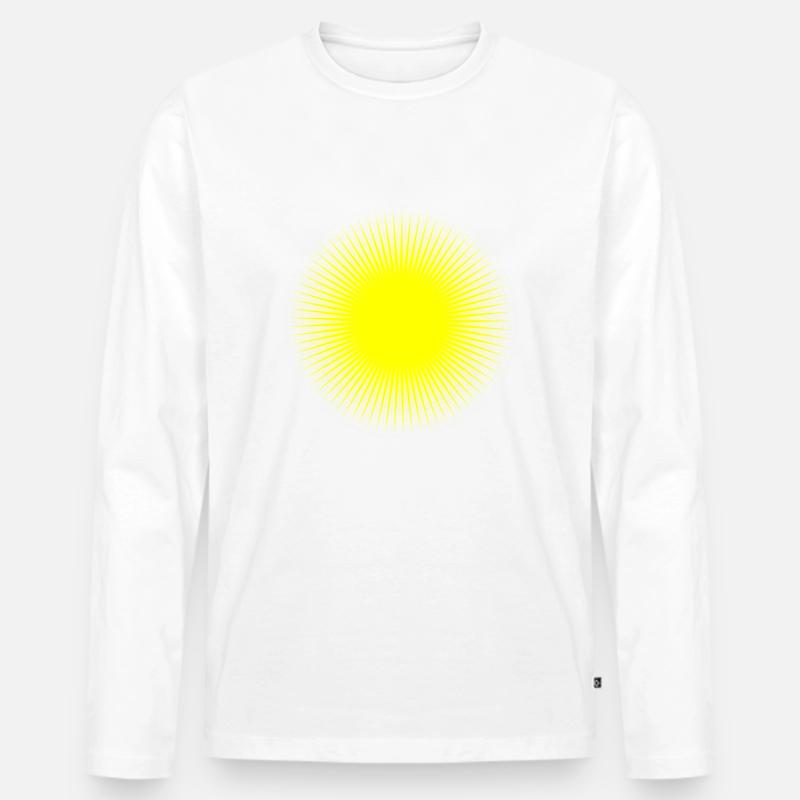 So Juli 2022 - Männer Premium Bio Langarmshirt - Weiß