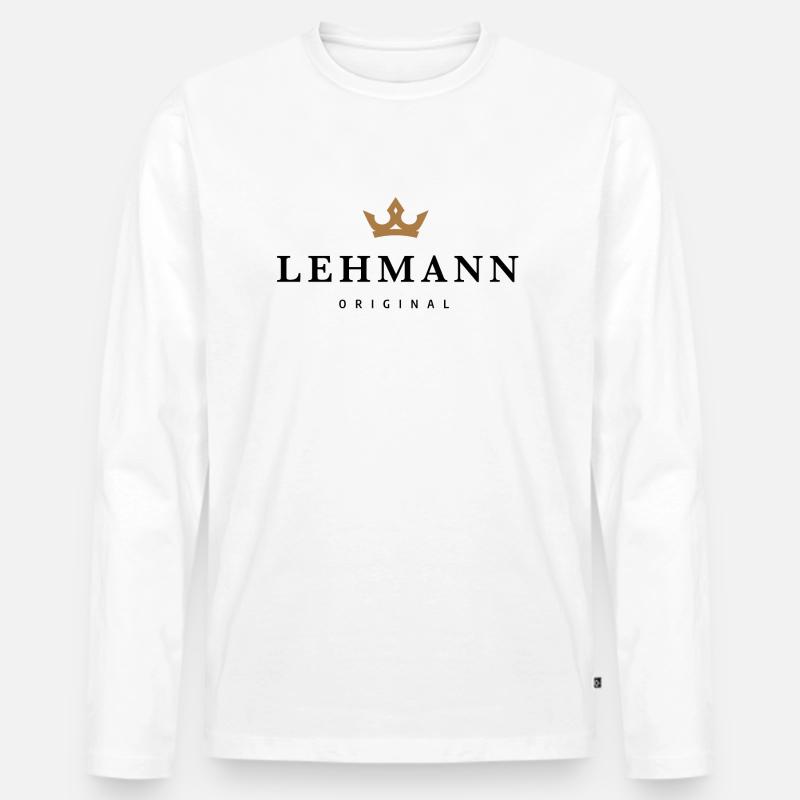 Lehmann - Männer Premium Bio Langarmshirt - Weiß