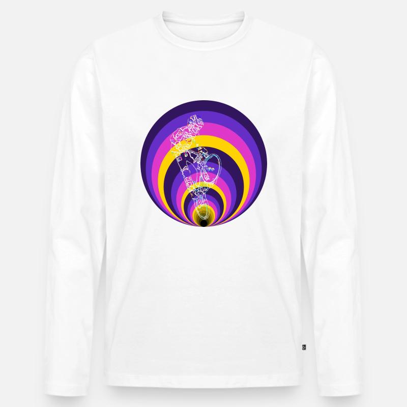 BMX (BMX) - Männer Premium Bio Langarmshirt - Weiß