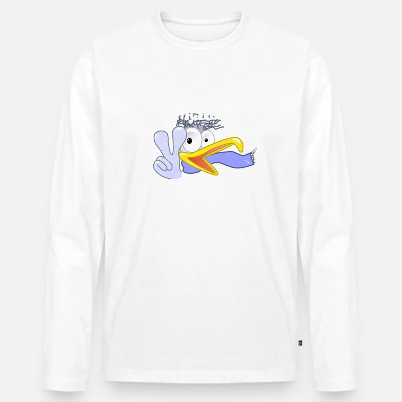 Moin Fischkopp - Männer Premium Bio Langarmshirt - undefined