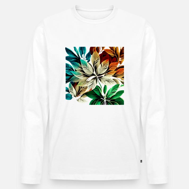 Die Anlage - Männer Premium Bio Langarmshirt - Weiß