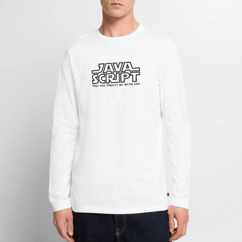 JavaScript - May the Objet be with you T-shirt manches longues Premium bio Homme