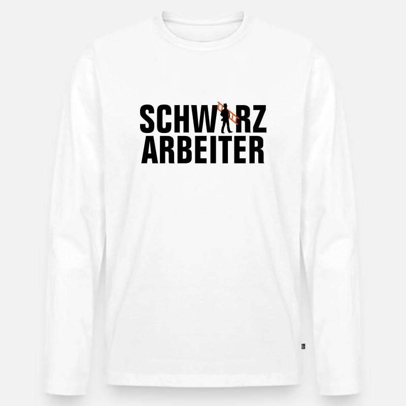 schornsteinfeger_10_2016_2c03 - Männer Premium Bio Langarmshirt - Weiß