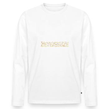 Supernova Beteigeuze - T-shirt manches longues Premium bio Homme - blanc - Devant - Nico (187cm)