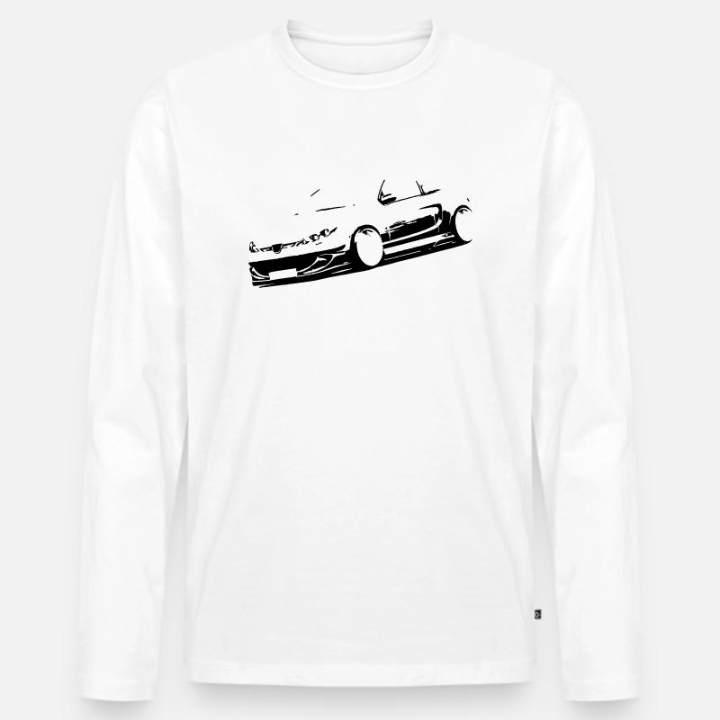 Tuning 206 - Männer Premium Bio Langarmshirt - Weiß