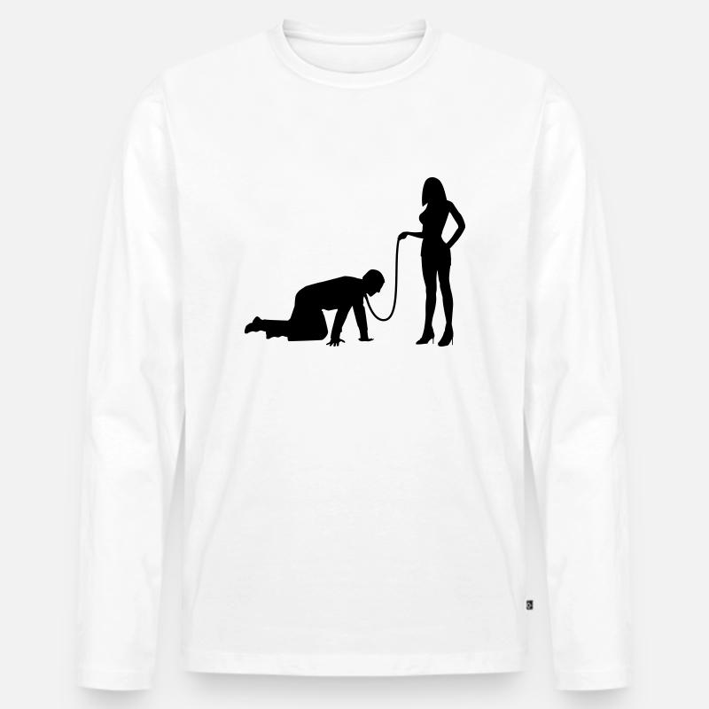 junggesellen abschied - Männer Premium Bio Langarmshirt - Weiß