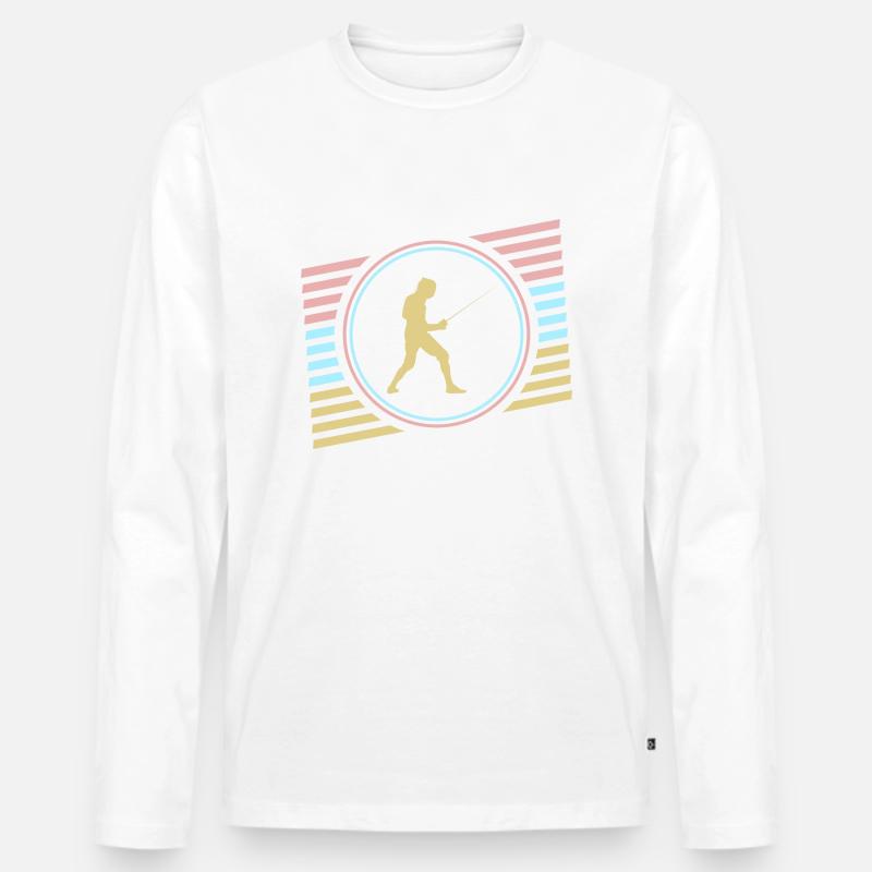 Fechten - Männer Premium Bio Langarmshirt - undefined