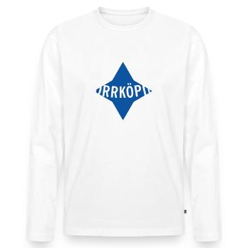 Norrköping - Männer Premium Bio Langarmshirt - Weiß - Vorne - Nico (187cm)