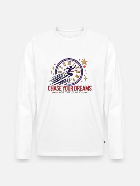 dreams - T-shirt manches longues Premium bio Homme - blanc