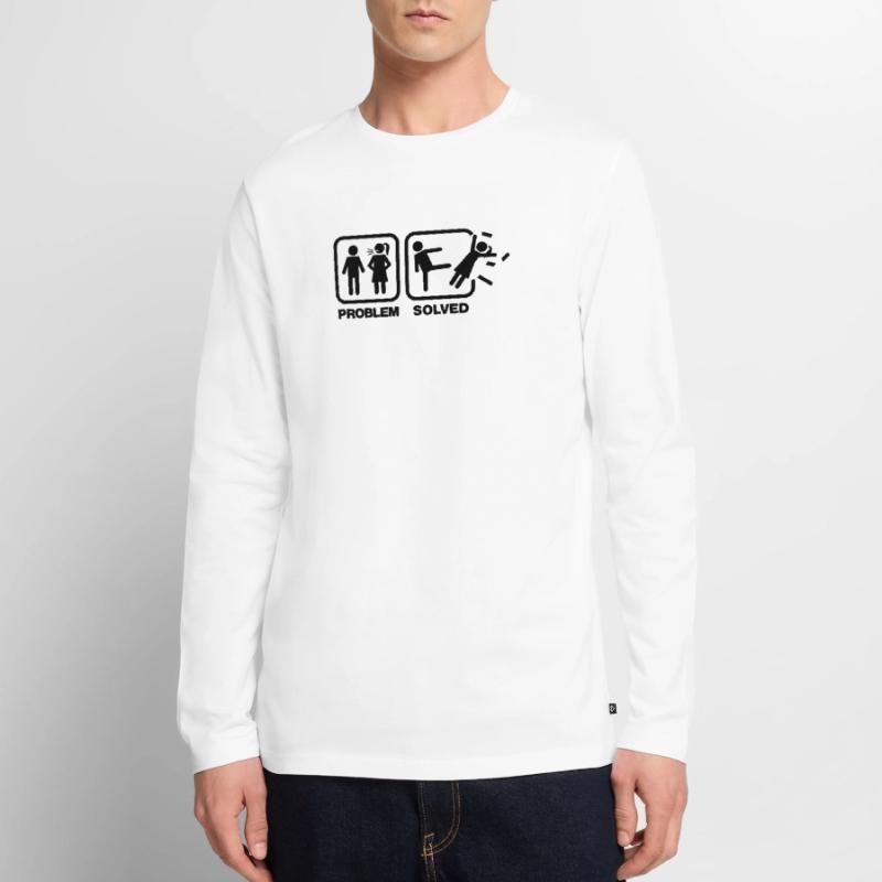problem solved Men's Premium Organic Long Sleeve Shirt