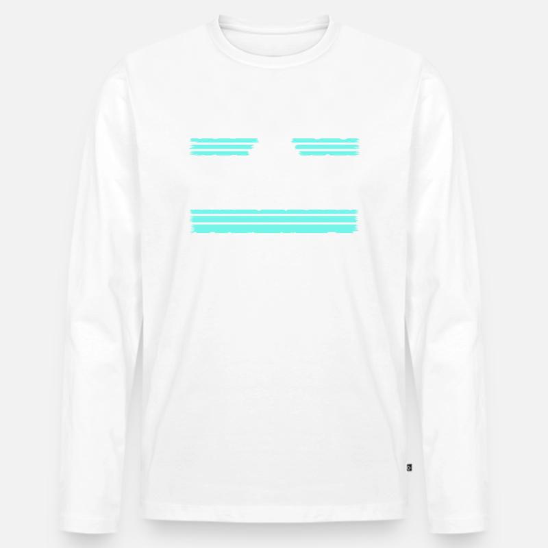 love funny carpenter - Männer Premium Bio Langarmshirt - Weiß