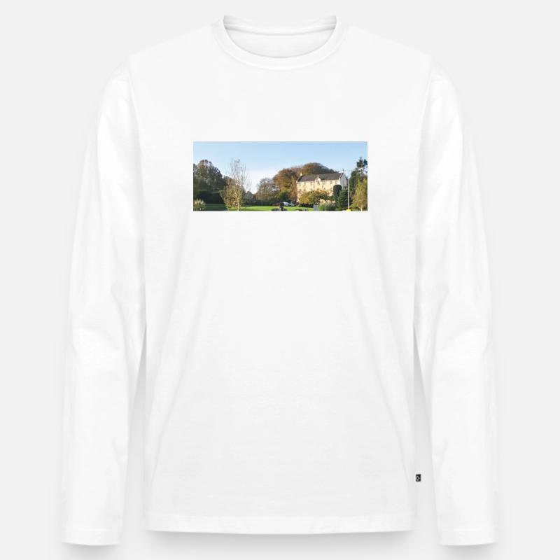 Edificio dei Fratelli Maristi, Sligo, Irlanda. - Maglia a manica lunga ecologica premium da uomo - bianco