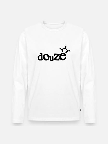 logo_douze - T-shirt manches longues Premium bio Homme - blanc