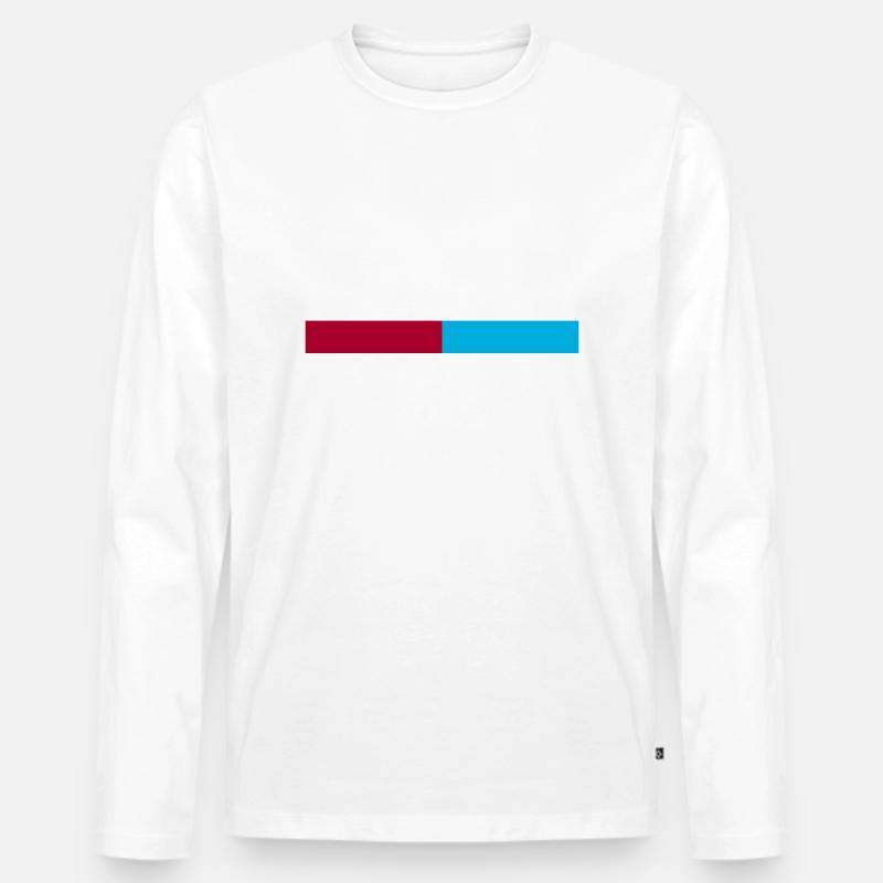 Bize her yer Trabzon - Männer Premium Bio Langarmshirt - Weiß