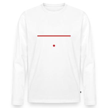 Tonton qui déchire, idée cadeau noël, oncle - T-shirt manches longues Premium bio Homme - blanc - Devant - Nico (187cm)